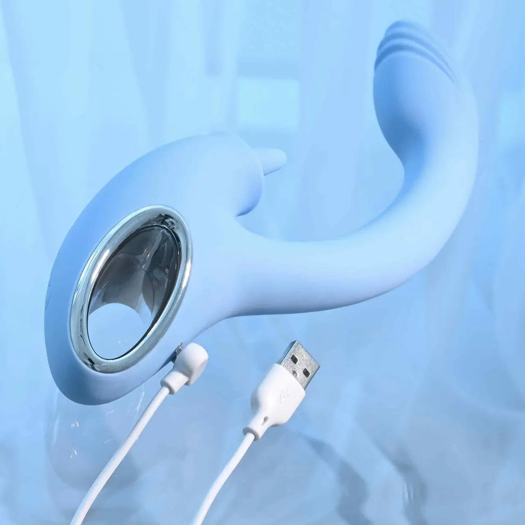 Playboy Pleasure Sapphire Sky Rabbit Vibrator - Rolik®