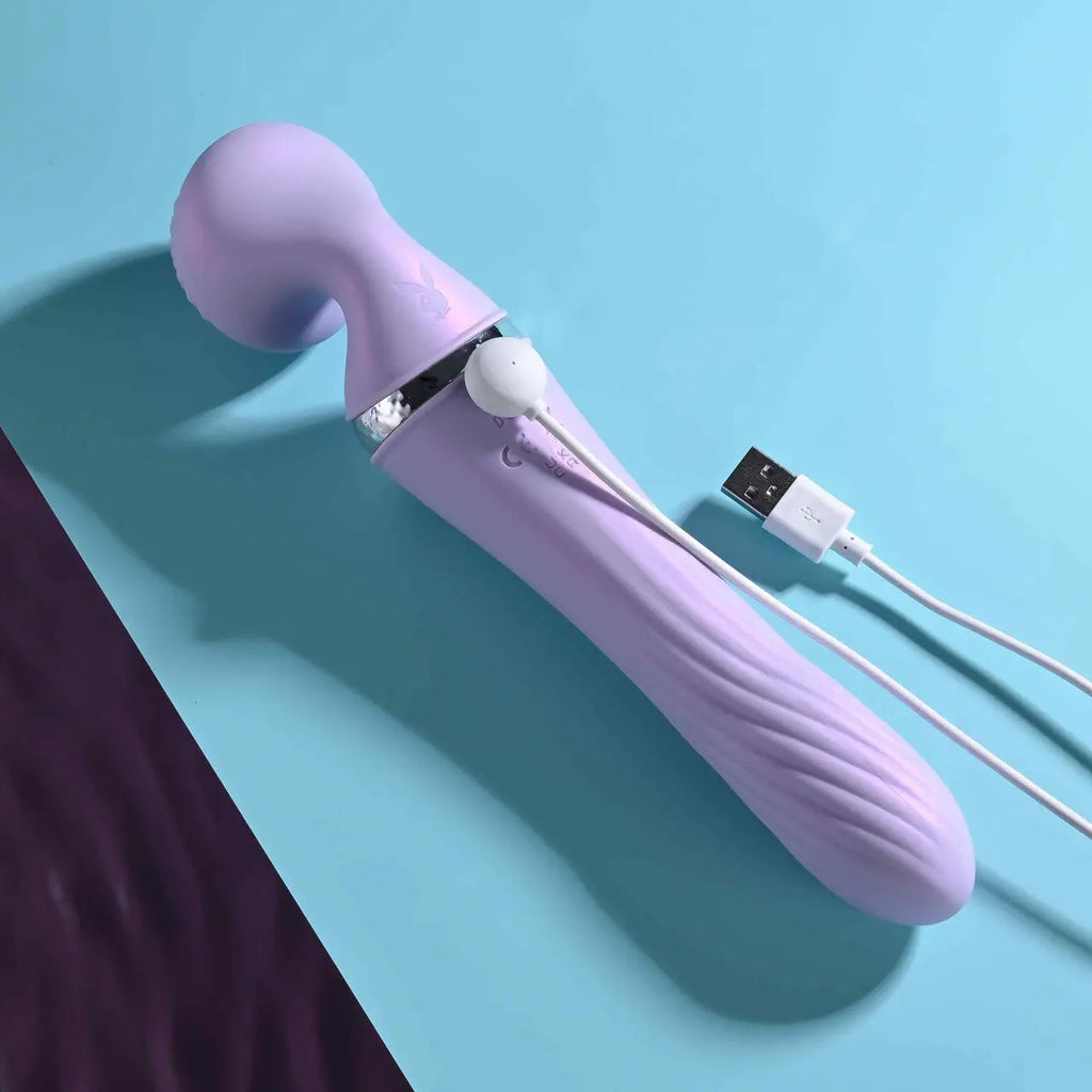Playboy Pleasure Vibrato Dual - Ended Wand Vibrator - Rolik®