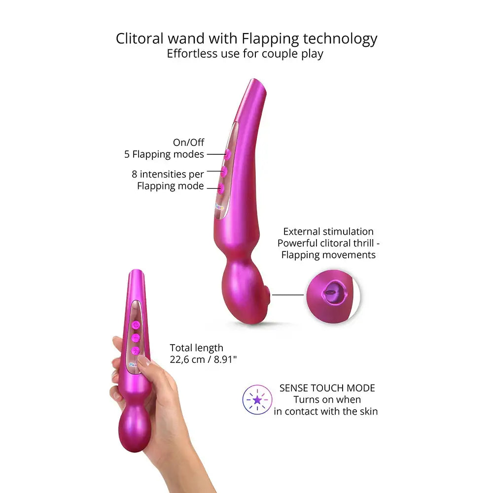 Pleaser Wand & Clitoral Stimulator - Vibrator