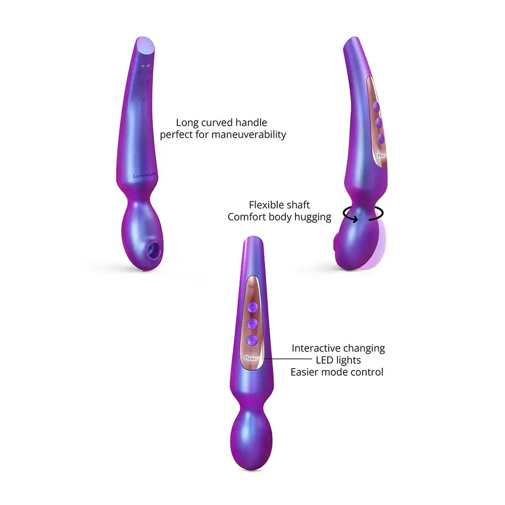 Pleaser Wand & Clitoral Stimulator - Vibrator