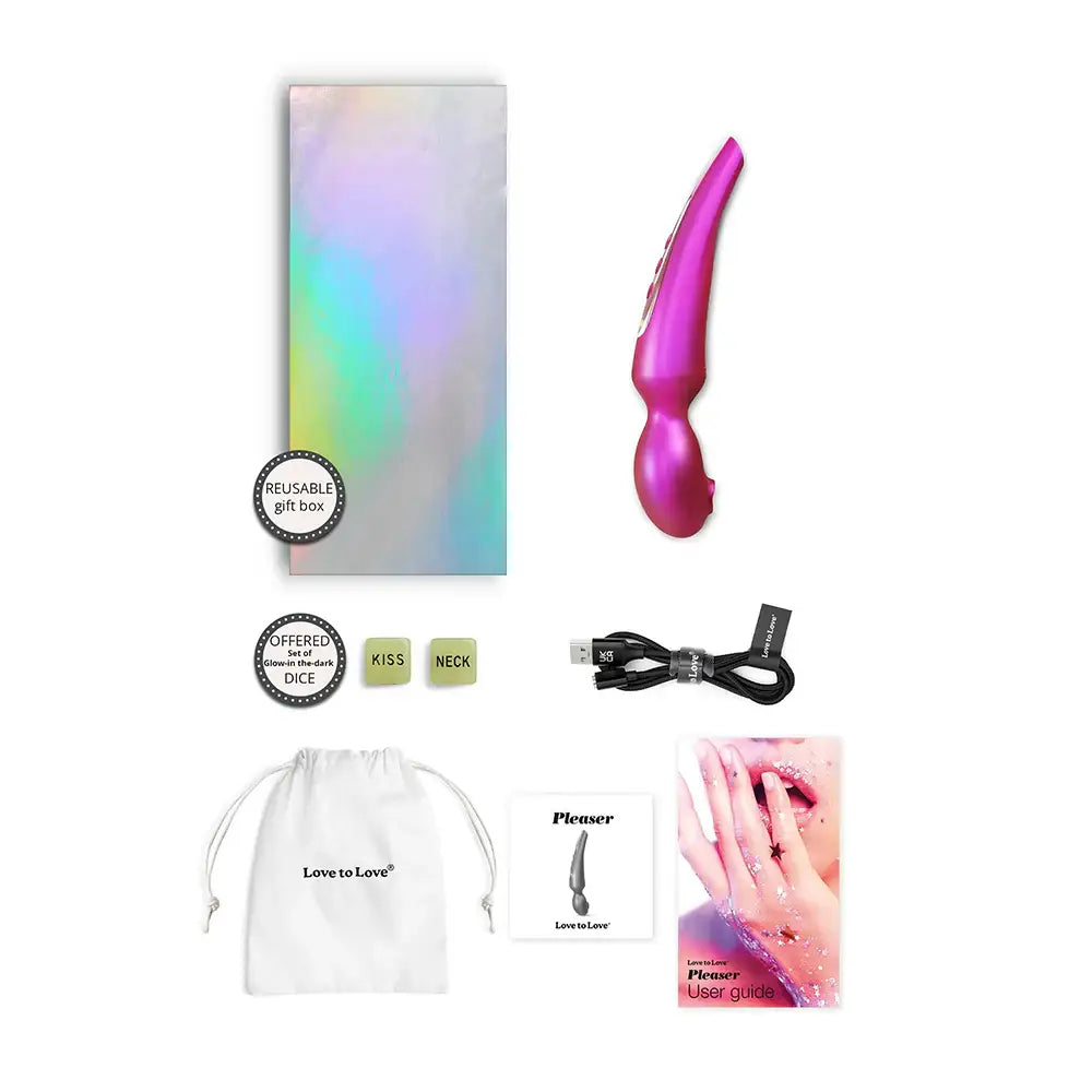 Pleaser Wand & Clitoral Stimulator - Vibrator