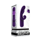 Purple Pleasure Puff Inflating Rabbit Vibrator