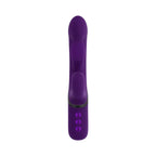 Purple Pleasure Puff Inflating Rabbit Vibrator
