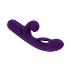 Purple Pleasure Puff Inflating Rabbit Vibrator