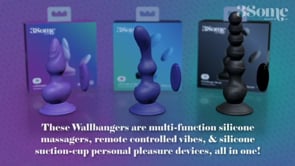Pipedream® 3Some Wall Banger Rechargeable Butt Plug - Rolik®