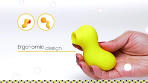 XR Brands® Sucky Ducky Silicone Clitoral Stimulator - Rolik®