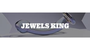 Playboy Pleasure Jewels King Glass Dildo - Rolik®