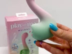 Blush Novelties® Play With Me Melody Dual Vibrator With G-Spot & Tongue-Fluttering Clitoral Stimulation - Rolik®