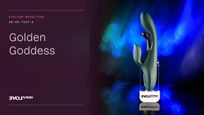 Evolved Golden Goddess G-Spot Flicker Vibrator | Side-to-Side Stimulation & Clitoral Vibe