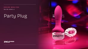 Evolved LED Party Thrusting Butt Plug with Remote