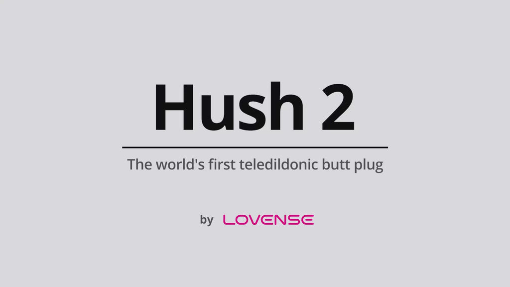Lovense Hush 2 Bluetooth Remote-Controlled Butt Plug - Rolik®
