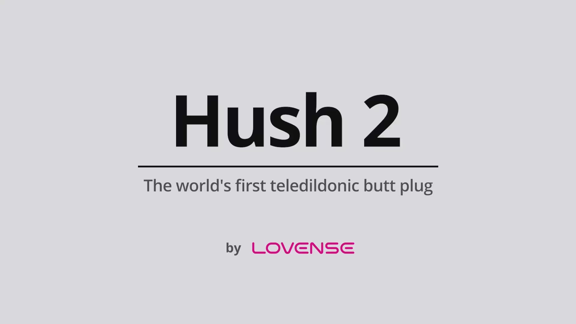 Lovense Hush 2 Bluetooth Remote-Controlled Butt Plug - Rolik®