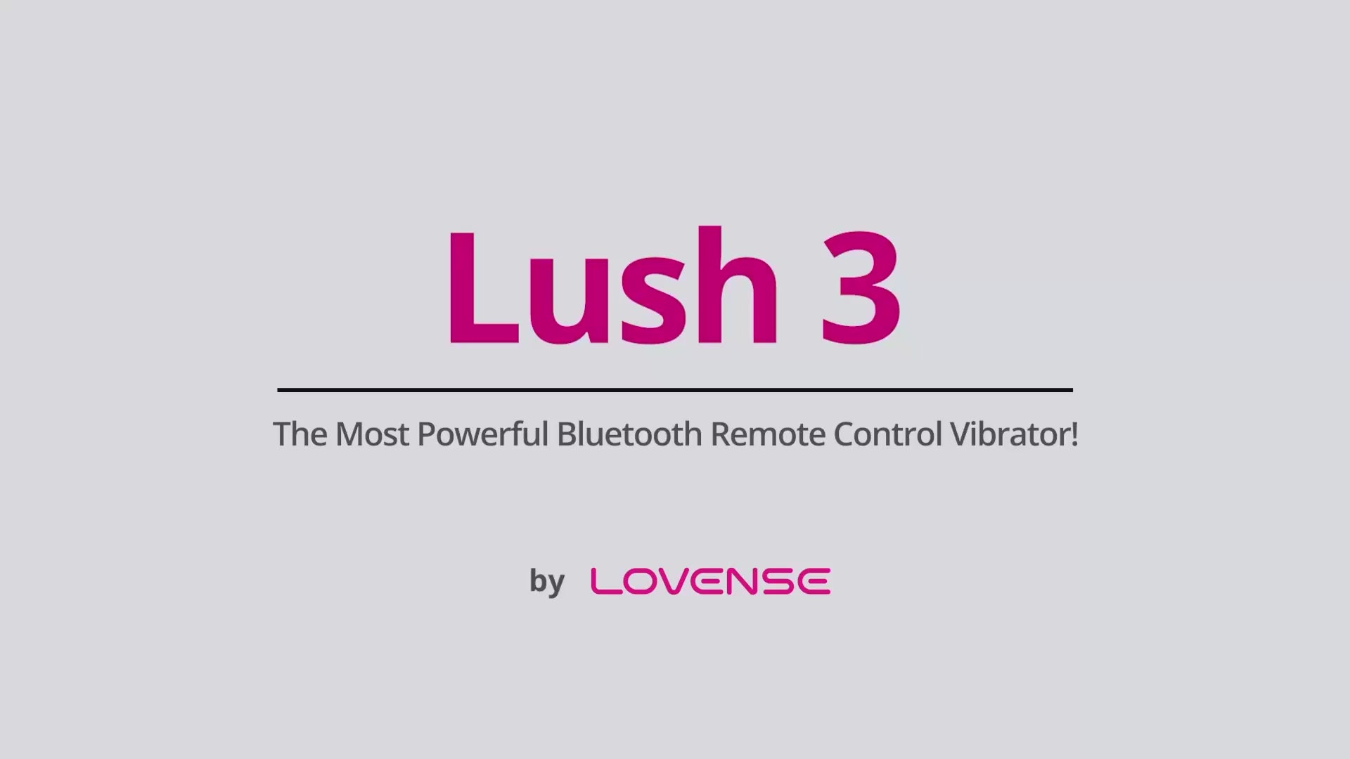 Lovense Lush 3 Bluetooth Remote-Controlled G-Spot Vibrator - Rolik®