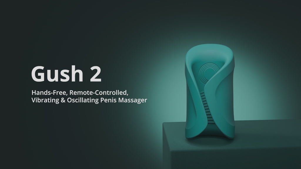 Lovense Gush 2 Handsfree Remote Vibrating & Oscillating Masturbator - Rolik®