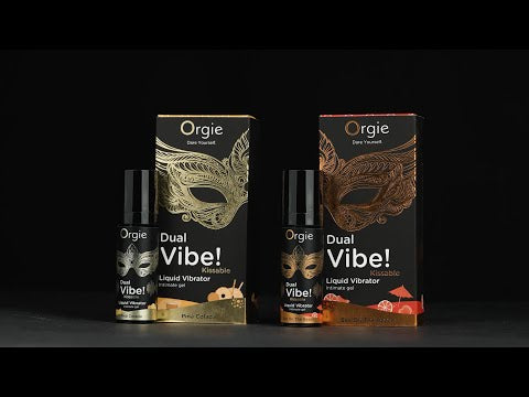 Orgie Dual Vibe! Cocktail Flavored Intimate Arousal Gels - Rolik®