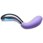 Prisms® 10X Pari Dual Ended Wavy Silicone and Glass Vibrator - Rolik®