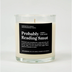 Probably Reading Smut Glass Candle AMBER + DARK MUSK