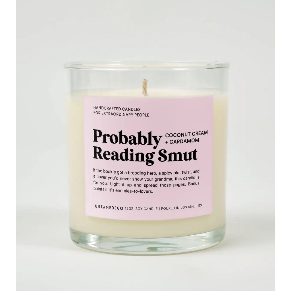 Probably Reading Smut Glass Candle COCONUT CREAM + CARDAMOM