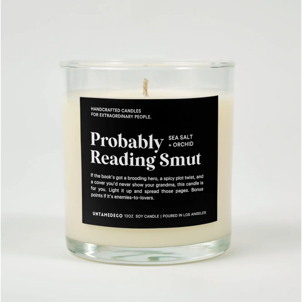 Probably Reading Smut Glass Candle SEA SALT + ORCHID