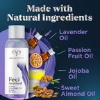 Promescent® Lavender Massage Oil - Relaxing & Moisturizing Body for Sensual 4 fl. oz.