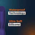 Promescent® Promescent Bullet Vibrator - Waterproof Rechargeable Clitoral Vibe with 27 Modes Dark Purple