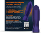 Promescent® Promescent Bullet Vibrator - Waterproof Rechargeable Clitoral Vibe with 27 Modes Dark Purple