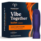 Promescent® Promescent Bullet Vibrator - Waterproof Rechargeable Clitoral Vibe with 27 Modes Dark Purple