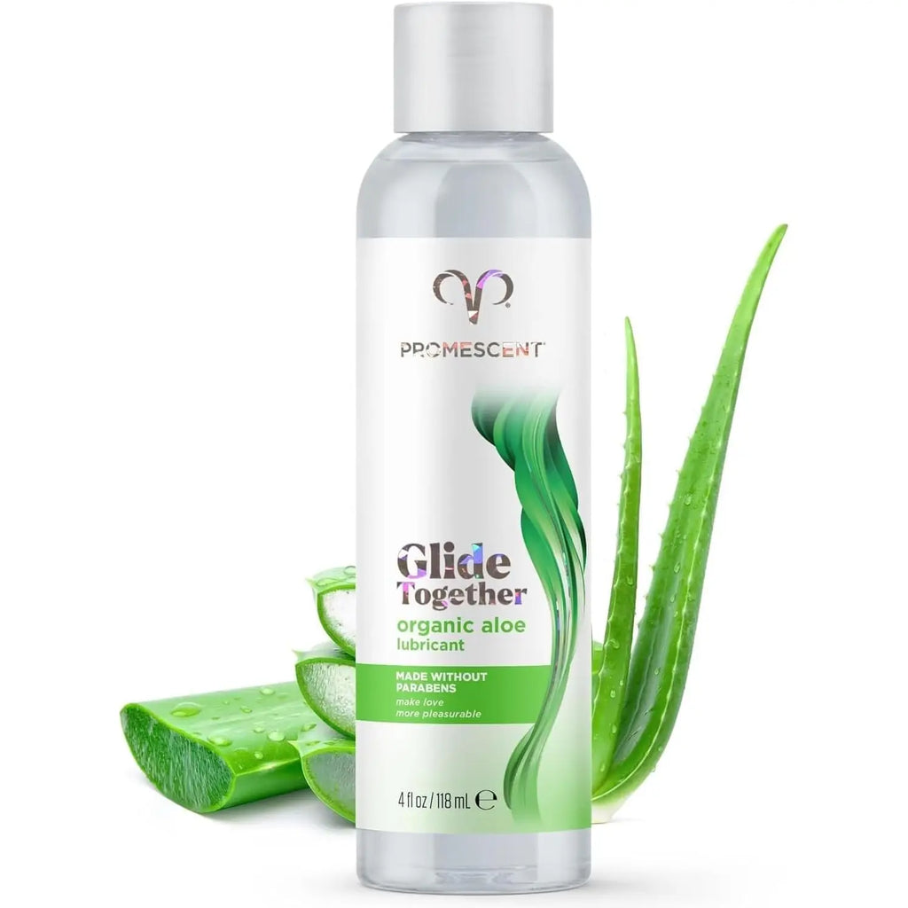 Promescent Purple Promescent Organic Aloe Lubricant – Paraben-Free, Sensitive Skin ...