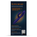 Promescent® Vibe Together Rabbit Vibrator – Dual G-Spot & Clitoral Stimulation Dark Purple
