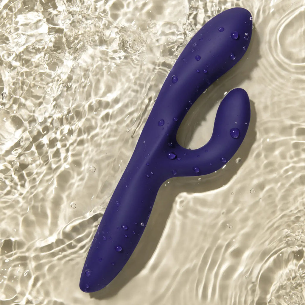 Promescent® Vibe Together Rabbit Vibrator – Dual G-Spot & Clitoral Stimulation Dark Purple