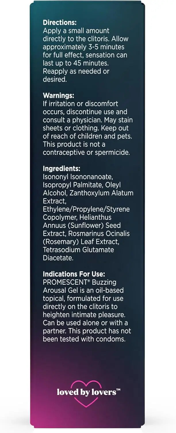 Promescent® Warming Arousal Gel - Clitoral Stimulation & Blood Flow Enhancement 15mL