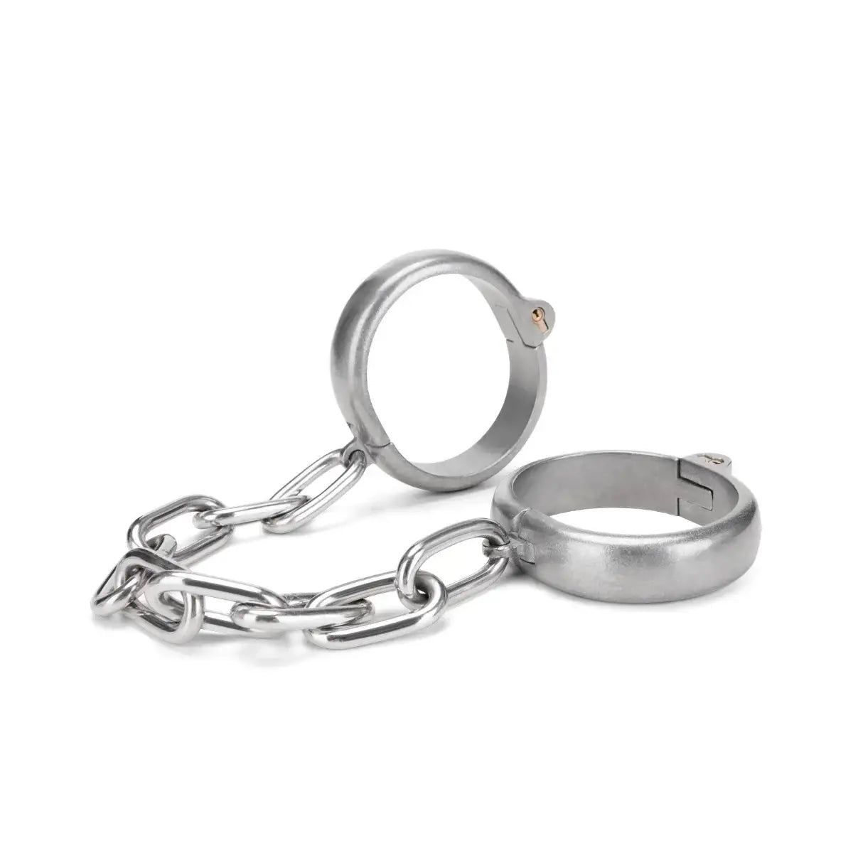 Prowler Red Heavy Duty Stainless Steel Handcuffs Silver