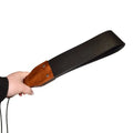 Prowler Red Leather & Wood Flapper Paddle - BDSM Impact Play