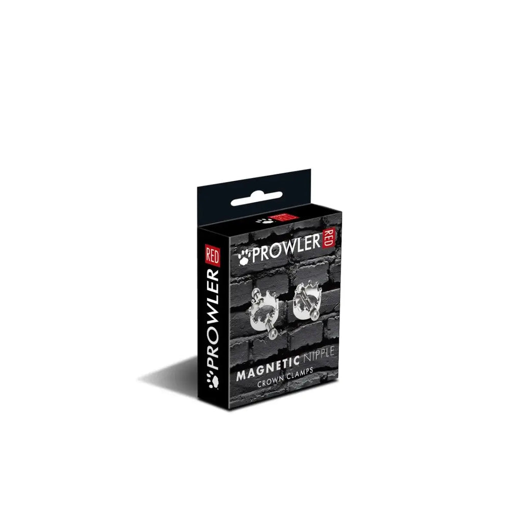 Prowler Red Magnetic Crown Nipple Clamps - Adjustable Pressure