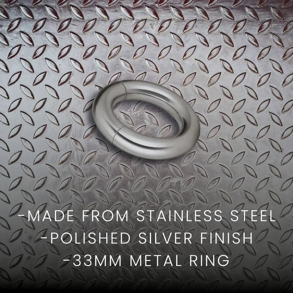 Prowler Red Magnetic Stainless Steel C-Ring - 33mm & 38mm