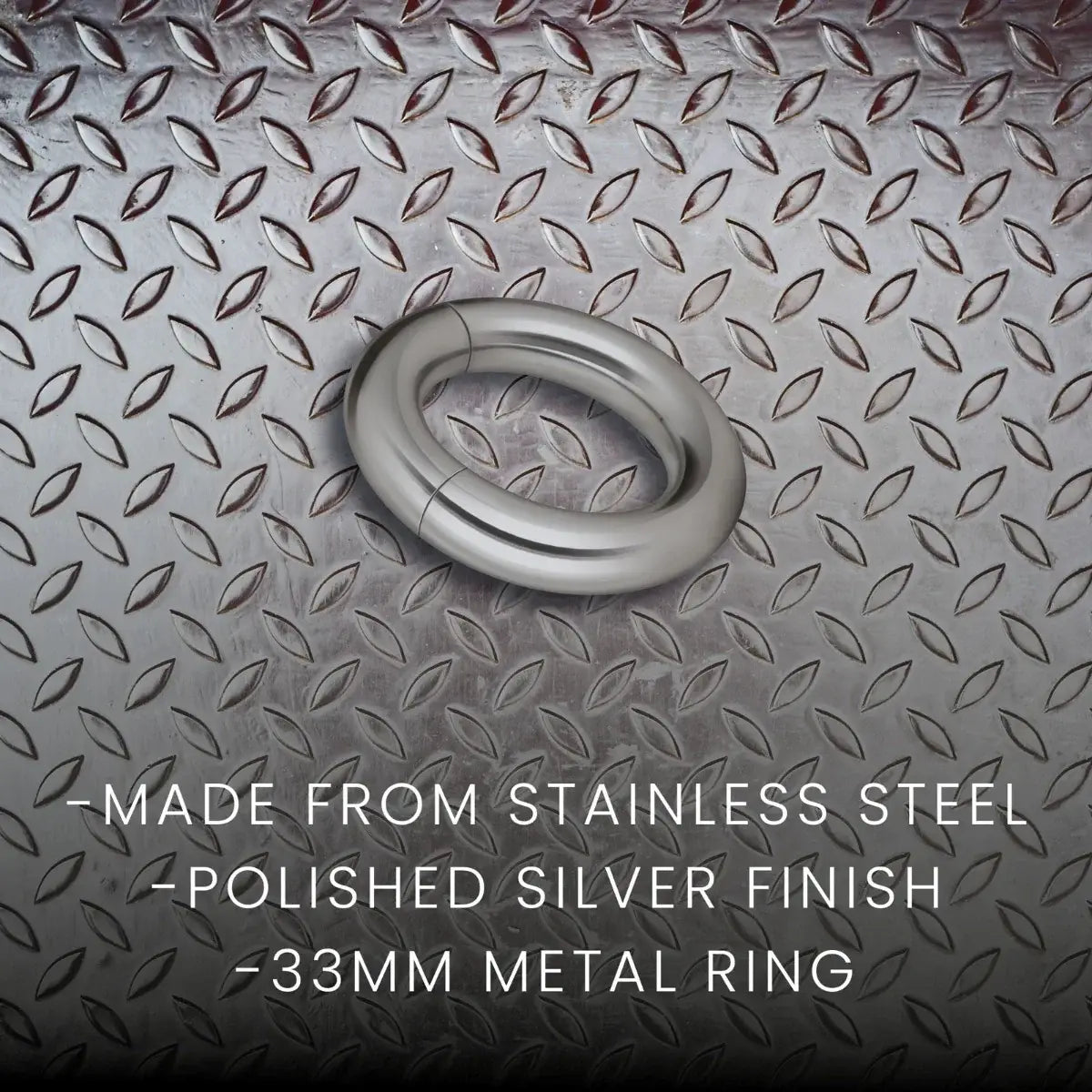 Prowler Red Magnetic Stainless Steel C-Ring - 33mm & 38mm
