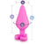 Naughtier Candy Heart Plugs by Blush Novelties - rolikBlush Novelties® Naughtier Candy Heart Plug Be Mine 3.5 Inch Pink - Rolik®