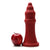Tantus® Queen XL Silicone Butt Plug Red - Rolik®