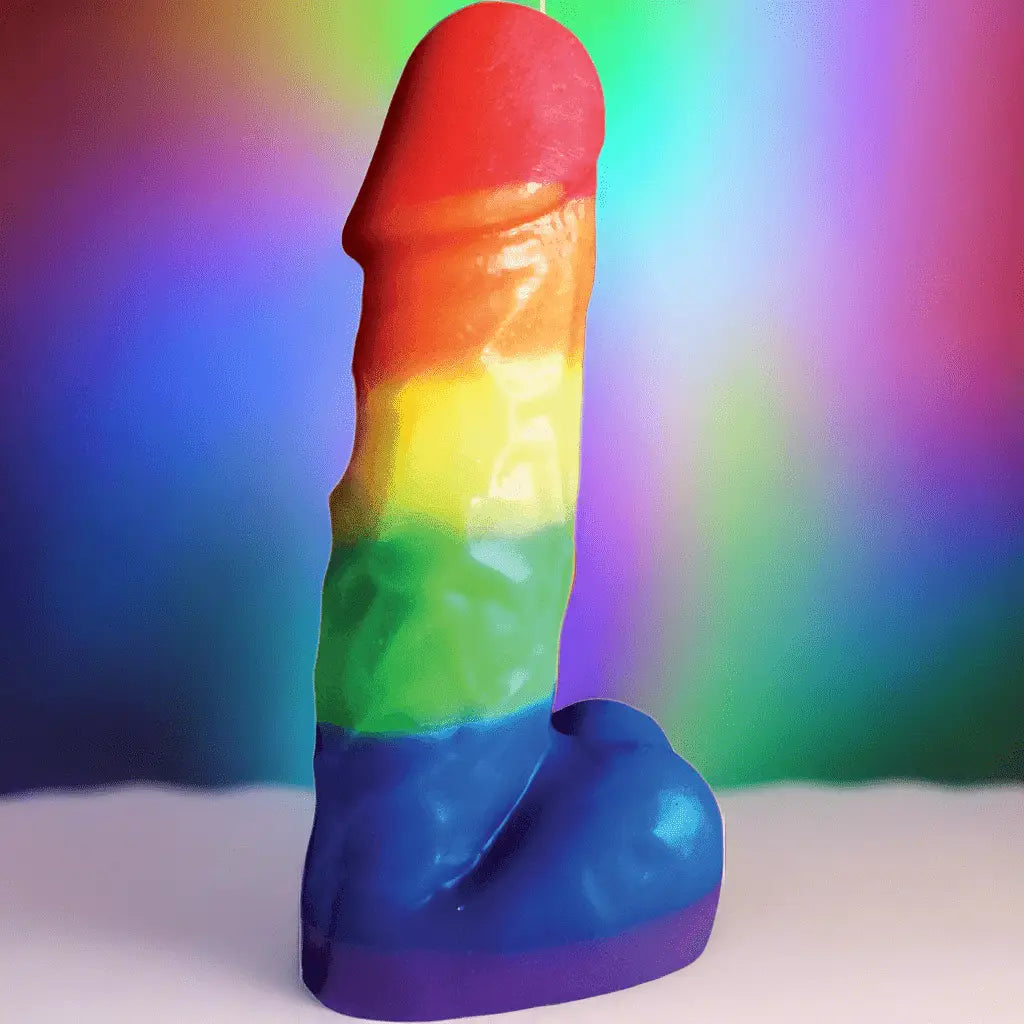 Rainbow Penis Candle - Rolik®