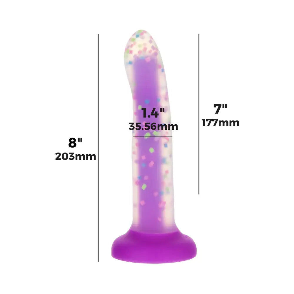 Rave Addiction 8" Glow in the Dark Dildo - Rolik®