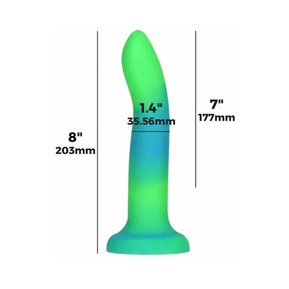 Rave Addiction 8" Glow in the Dark Dildo - Rolik®