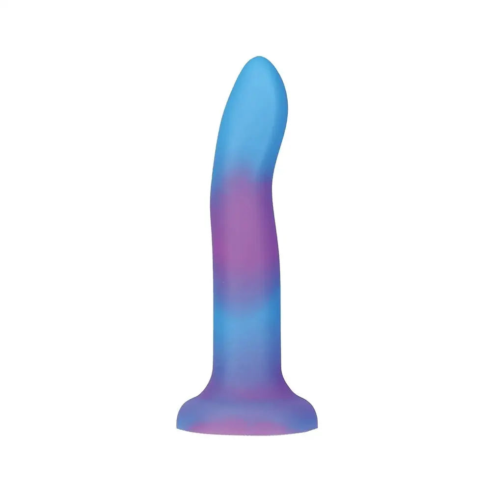 Rave Addiction 8’’ Glow in the Dark Dildo - Blue