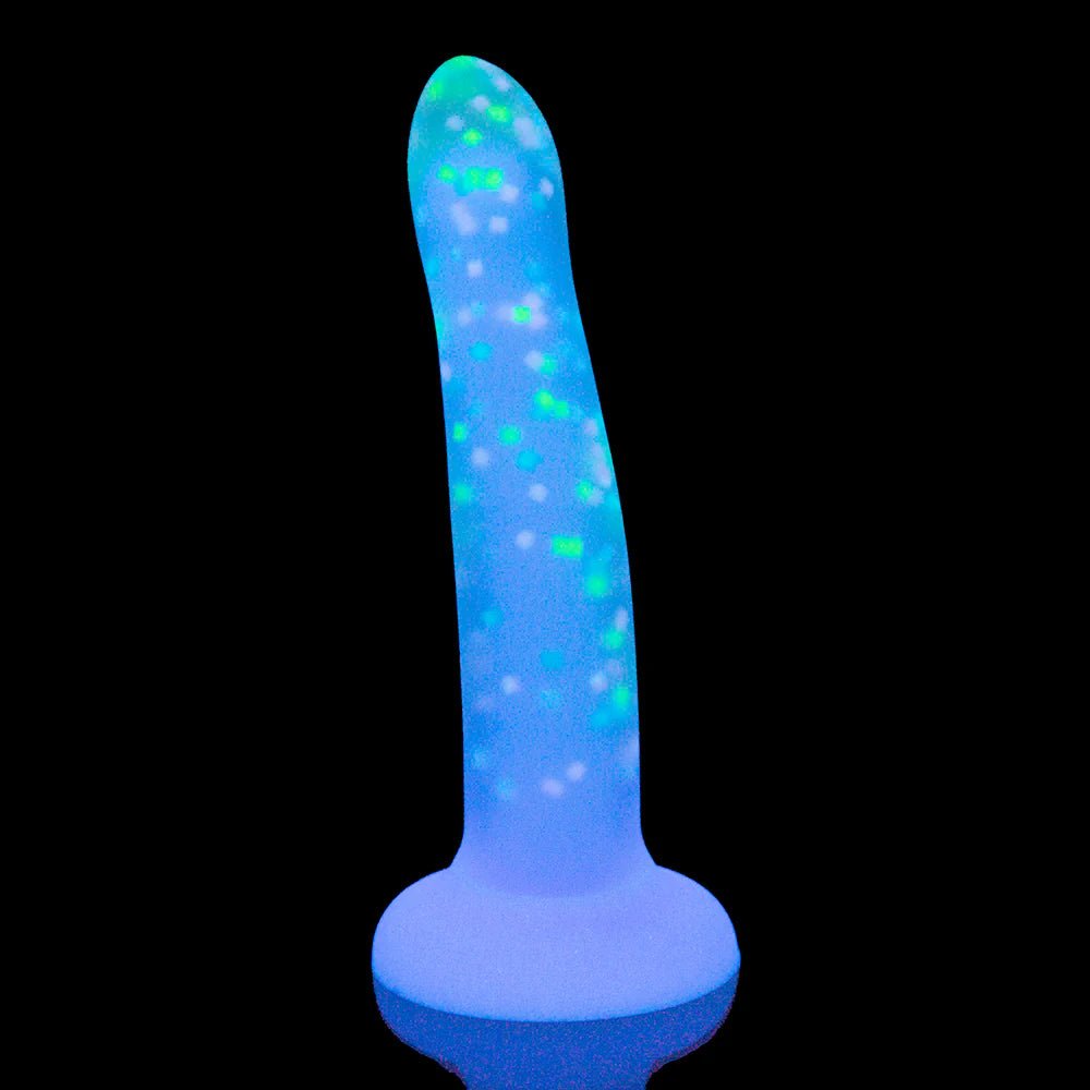 Rave Addiction 8&quot; Glow in the Dark Dildo - Rolik®