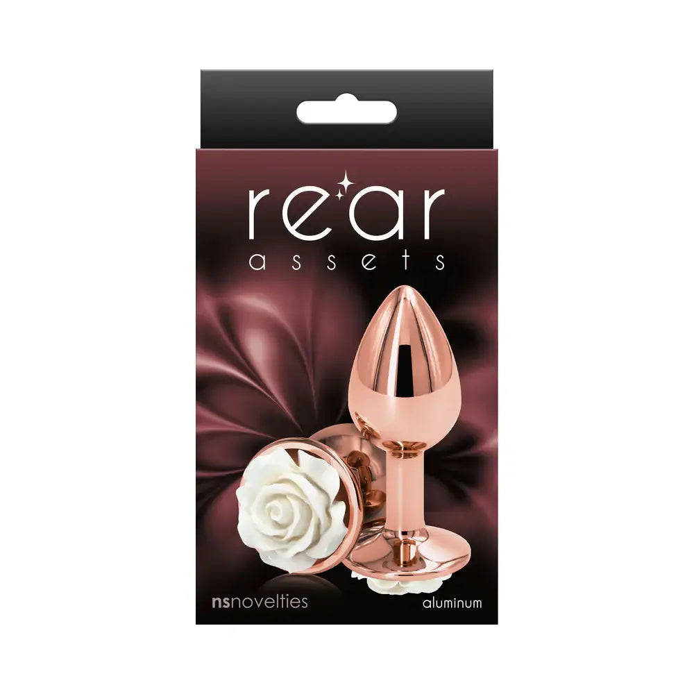 Rear Assets Aluminum Rose Anal Plug - Butt