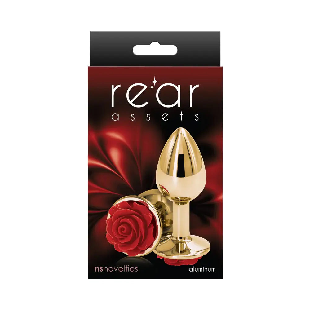 Rear Assets Aluminum Rose Anal Plug - Butt