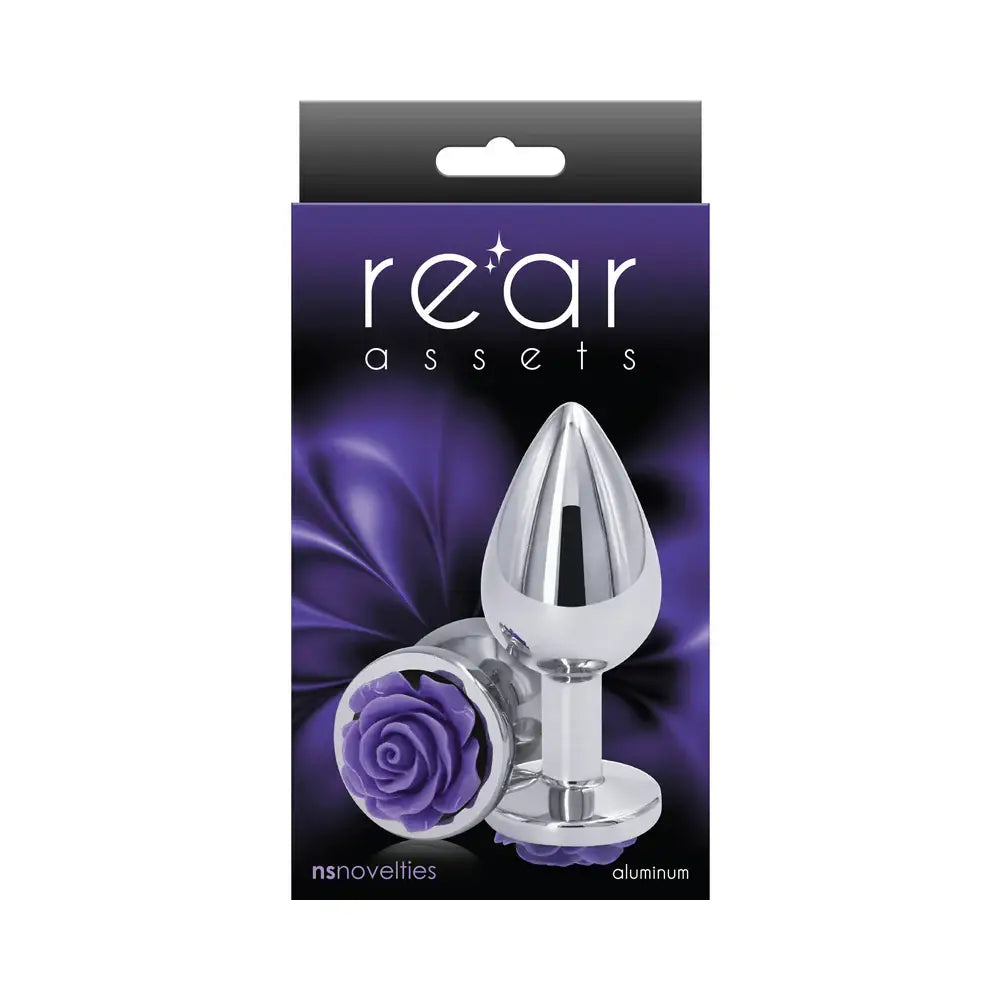 Rear Assets Aluminum Rose Anal Plug - Butt