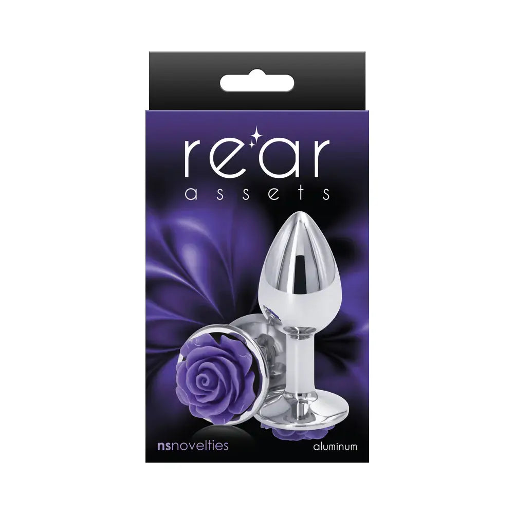 Rear Assets Aluminum Rose Anal Plug - Butt