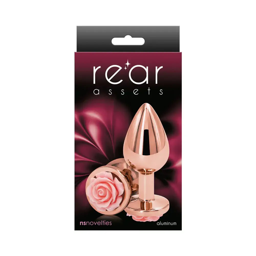 Rear Assets Aluminum Rose Anal Plug - Butt