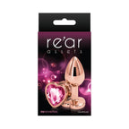Rear Assets Rose Gold Heart Butt Plug