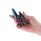 Rear Assets Tapered Plug - Multicolor / Small & Medium Set - Butt